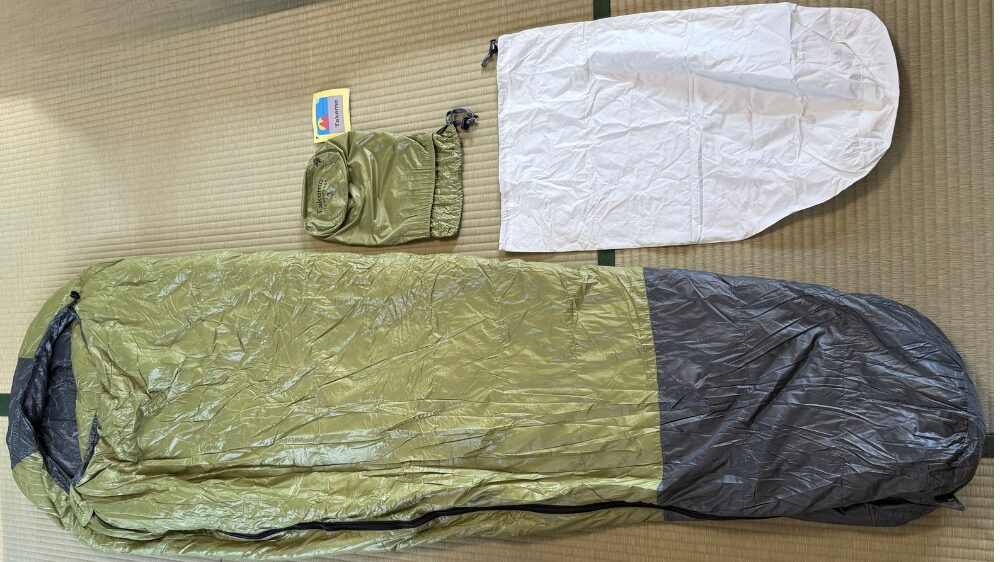 タケモスリーピングバッグ3展開j時の画像