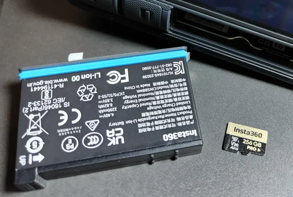 Insta3605 SDカード バッテリー