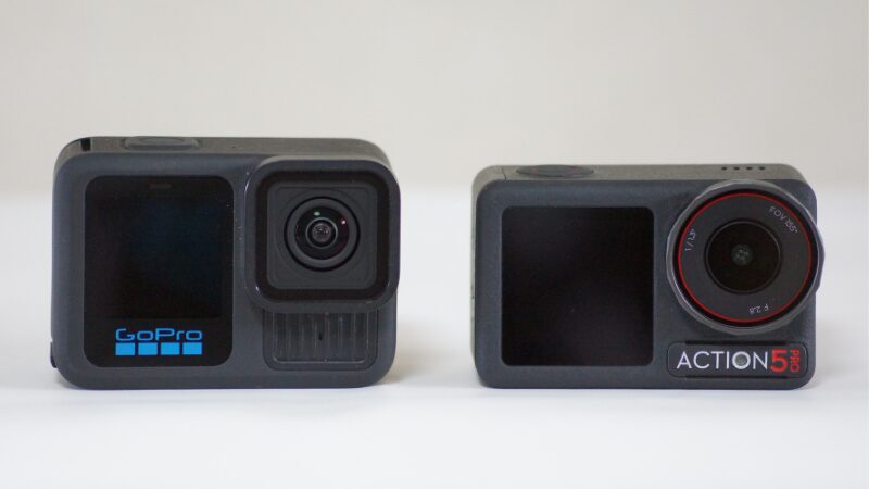 GoPro13とDJIOsmo Action 5 Proの画像