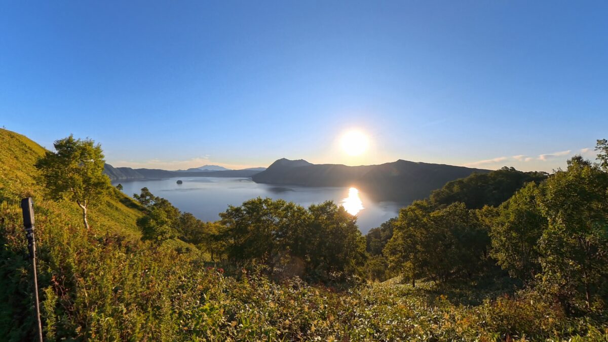 摩周岳の日の出 Insta360 X5にて撮影
