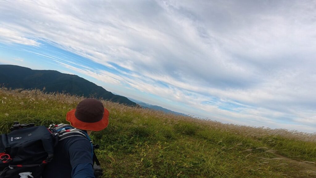 登山の様子（DJI Osmo Nanoにて撮影）