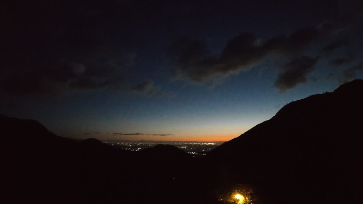 夜明け前の景色_DJI Osmo Action 6にて撮影