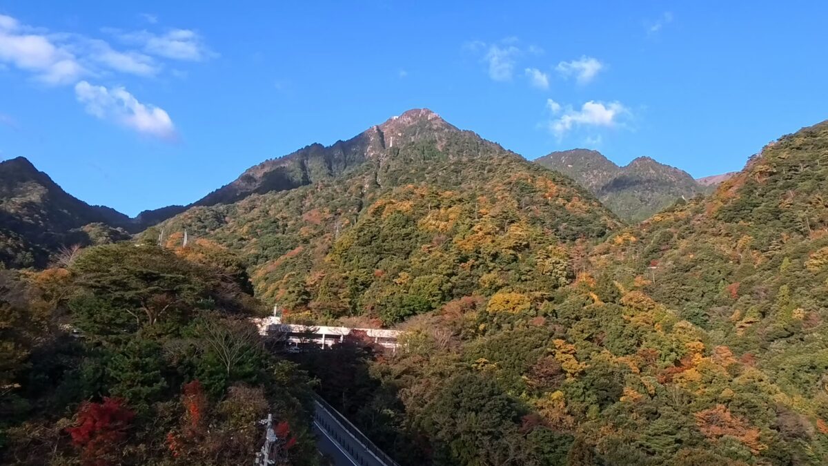 紅葉の山の写真_Insta360 Ace Pro 2にて撮影