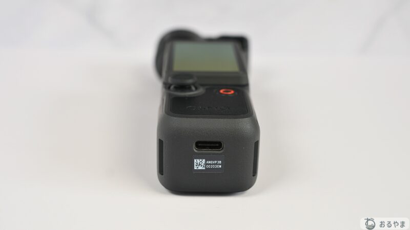 DJI Osmo Pocket 4底面の様子