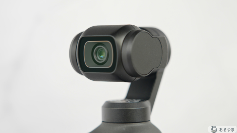 DJI Osmo Pocket 4にレンズとジンバル部の拡大写真