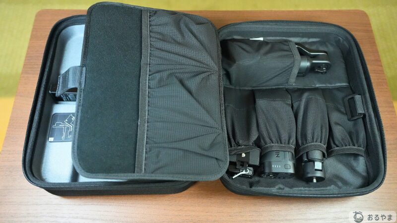 DJI RS 5 キャリーバッグの収納状態2