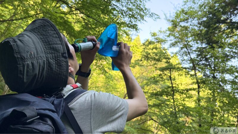 Greeshow GS-289 を登山シーンで実際に使った様子
