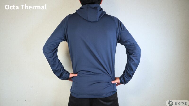 Octa Thermal 178cm Lサイズ着用時のフィット感 (2)