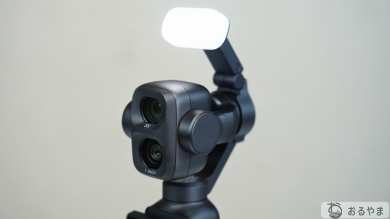 Pocket 4PのLEDライト