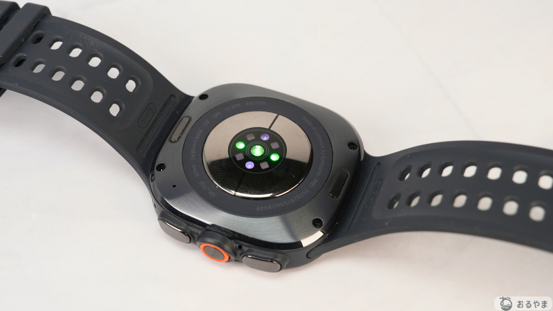 Galaxy Watch Ultra 2の背面センサー